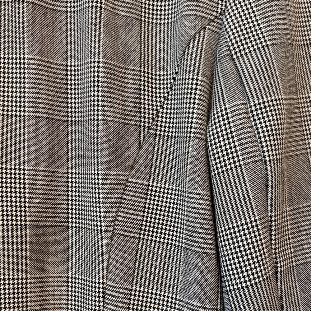 I.N.C. Glen Plaid Black & White Classic Blazer Women’s Size Small - Picture 5 of 11